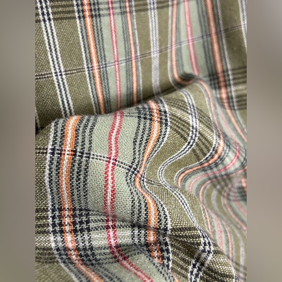 Vintage Sears Roebuck And Co Wool Blend Flannel Button Shirt Size Large Tall - Picture 13 of 13